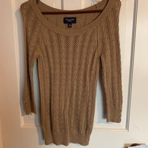 brown sweater